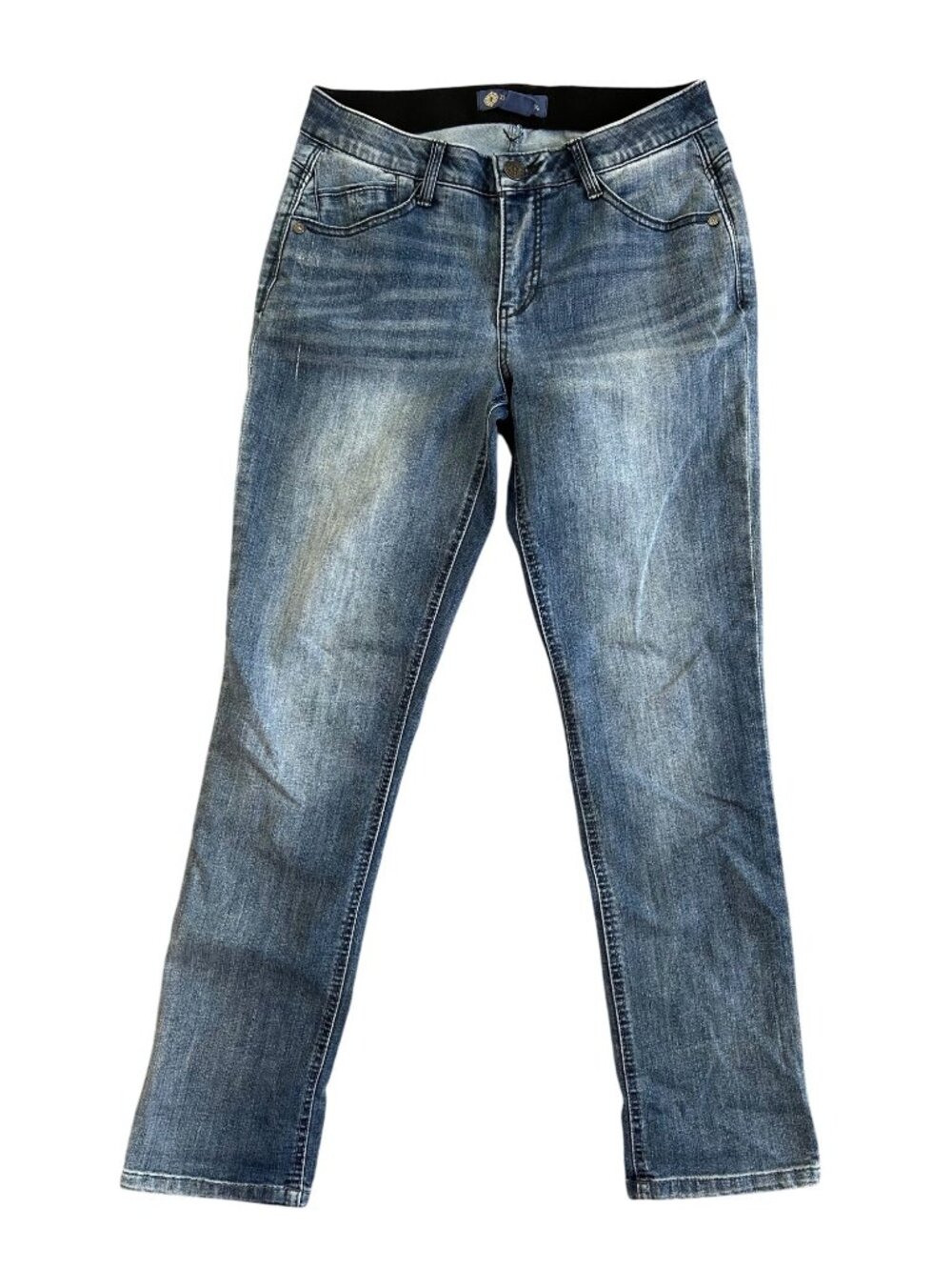 Democracy Women's Sz 6 Absolution Straight Leg Jeans Blue Denim